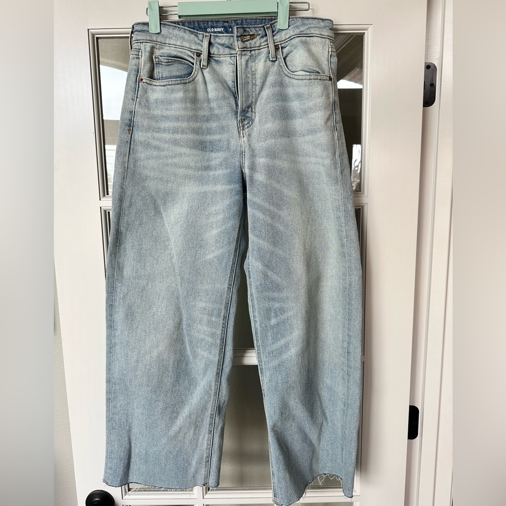Old navy wide leg jeans size 6